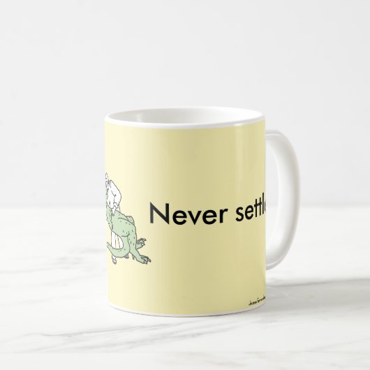 Tasse de machine de temps de Rex T Rex de (Devant droit)