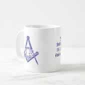 Tasse de maçon de DaVinci (Devant gauche)