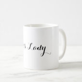 TASSE de Madame CAFÉ de patron POUR des DAMES de (Devant droit)