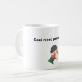 Tasse de Magritte ceci pas pipe une n'est (Devant gauche)