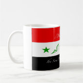 Tasse de Mahmood - vieux drapeau de l'Irak (Gauche)