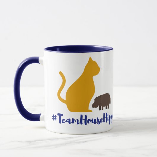 Tasse de main droite d'hippopotame de Chambre (Gauche)