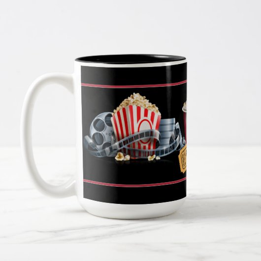 Tasse de maïs éclaté de soirée cinéma (Gauche)