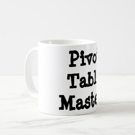 Tasse de maître de Tableau de pivot ! (Devant gauche)