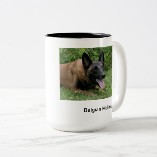 Tasse de Malinois de Belge (Devant droit)