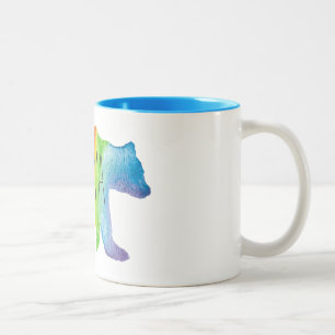 Tasse de maman Bear Watercolor Family Pride