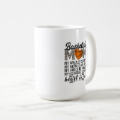 Tasse de maman de basketball, design différent sur (Devant droit)
