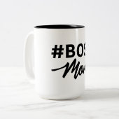 Tasse de maman de #Boss. Maman de patron. (Devant gauche)