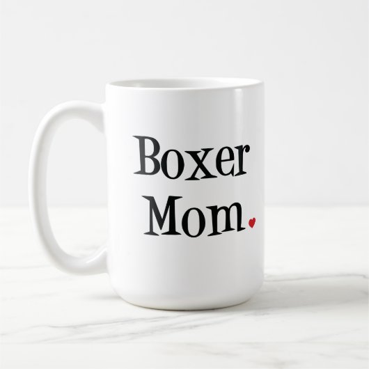 Tasse de maman de boxeur (Gauche)