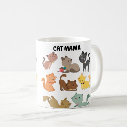 Tasse de maman de chat (Devant droit)