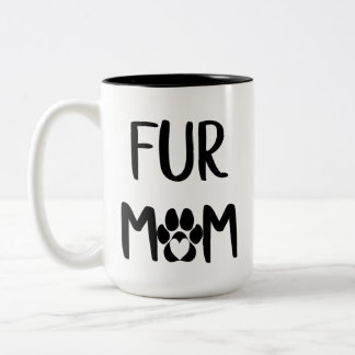 Tasse de maman de fourrure