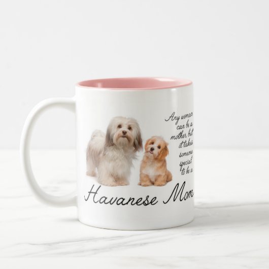 Tasse de maman de Havanese (Gauche)