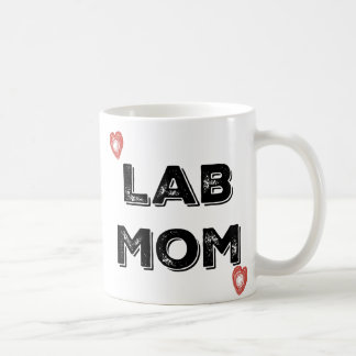 Tasse de maman de laboratoire - cadeaux jaunes de