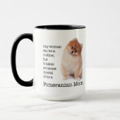 Tasse de maman de Pomeranian (Gauche)