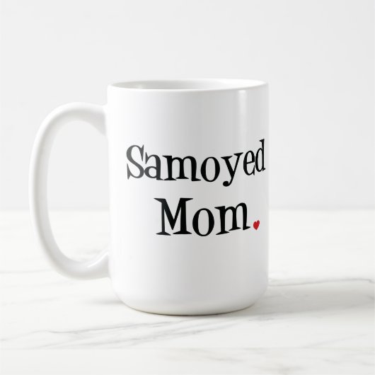 Tasse de maman de Samoyed (Gauche)
