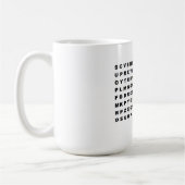Tasse "de maman de Wordsearch" (Gauche)