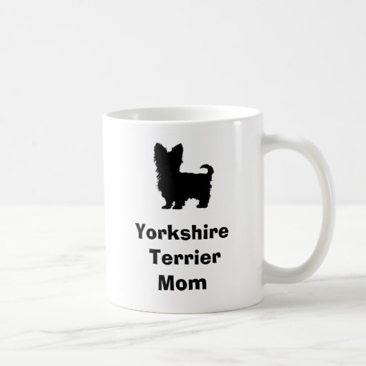 Tasse "de maman de Yorkshire Terrier" (Droite)