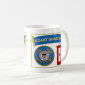 Tasse de maman d'étoile bleue de la garde côtière (Devant droit)