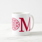 Tasse de maman - rouge et blanc (Devant droit)