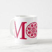 Tasse de maman - rouge et blanc (Devant gauche)