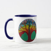 TASSE DE MANDALA D'ARBRE (Gauche)