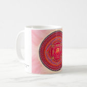 Tasse de mandala de Chakra de racine (Devant gauche)
