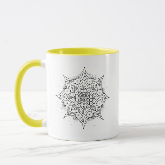 Tasse de mandala de Lion (Gauche)