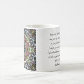 Tasse de mandala de mousse de ressort avec la (Centre)