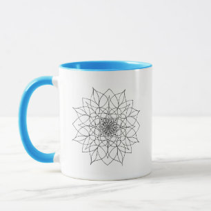 Tasse de mandala de Poissons
