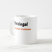 Tasse de mandat de paralégal (Devant gauche)