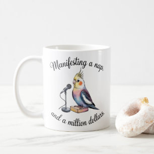 Tasse de manifestation de cockatiel - Tasse de caf