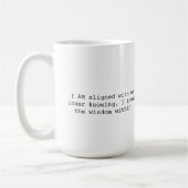 Tasse de mantra Inner Knowing avec portail de priè (Gauche)