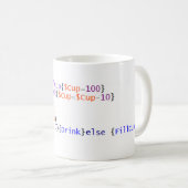 Tasse de manuscrit de café de PowerShell (Devant droit)