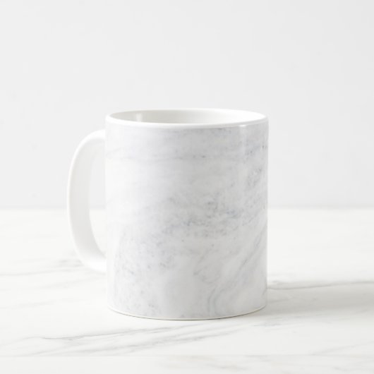 Tasse de marbre blanche (Devant gauche)