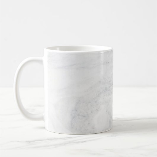 Tasse de marbre blanche (Gauche)