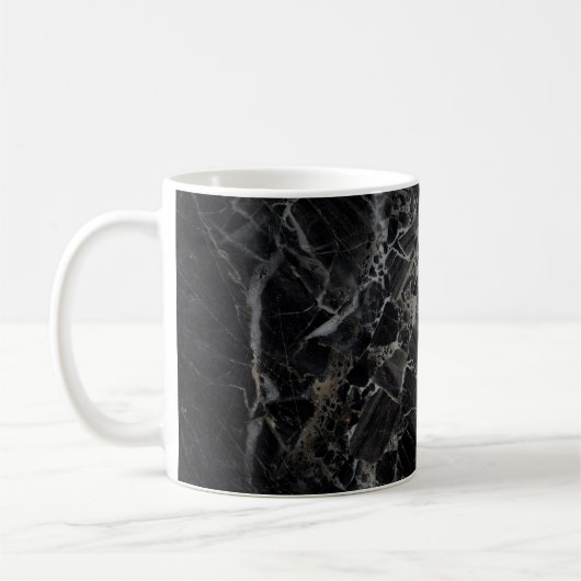 Tasse de marbre noire (Gauche)