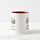 Tasse de marché haussier d'amour de paix (Centre)