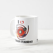 Tasse de mardi d'ouragan du ♡ I (Devant gauche)