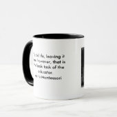 Tasse de Maria Montesorri (Devant gauche)