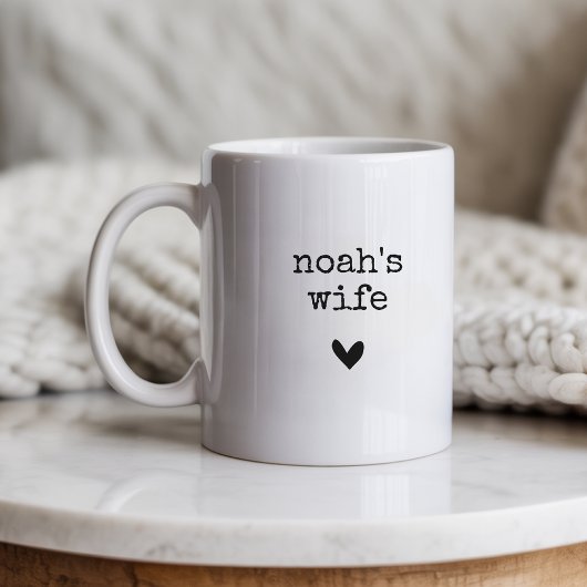 Tasse de mariage avec nom personnalisé Cadeau de n