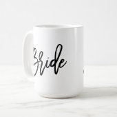 Tasse de mariage de jeune mariée (Devant gauche)