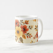 Tasse de mariage florale (Devant droit)
