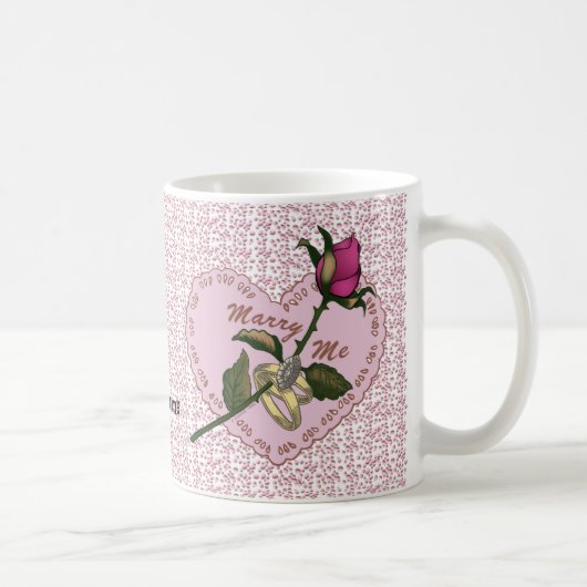 Tasse de mariage Marry Me (Droite)