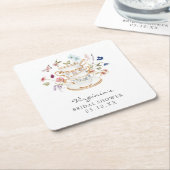 Tasse de mariage sous-verre (Incliné)