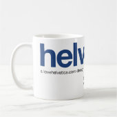 Tasse de marine de LoveHelvetica (Gauche)