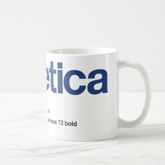 Tasse de marine de LoveHelvetica (Droite)