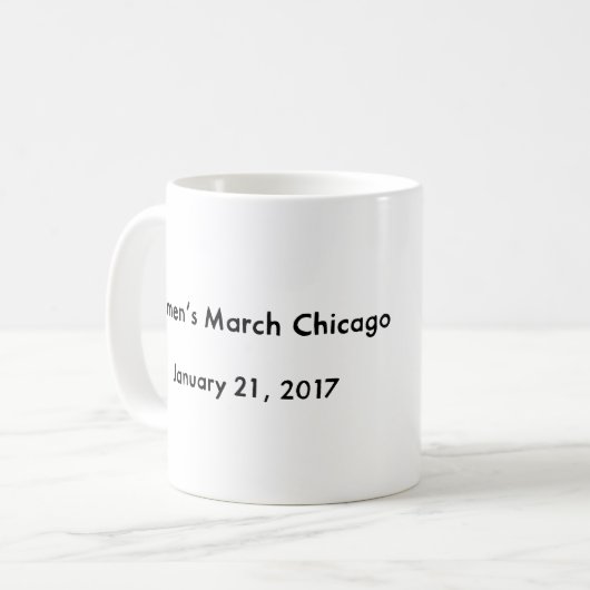 Tasse de mars Chicago des femmes (Devant gauche)