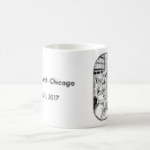 Tasse de mars Chicago des femmes (Centre)