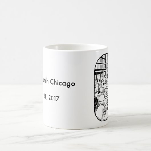 Tasse de mars Chicago des femmes (Centre)