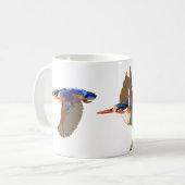 Tasse de martin-pêcheur de malachite (Devant gauche)